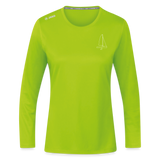 J70 - Techline LongSleeve Frontmark (w) - Neongrün
