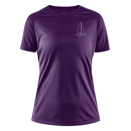 J70 - Techline Tee Frontmark (w) - Lila