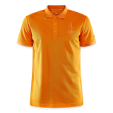 J70 - CrewPolo Frontmark (m) - Hellorange meliert