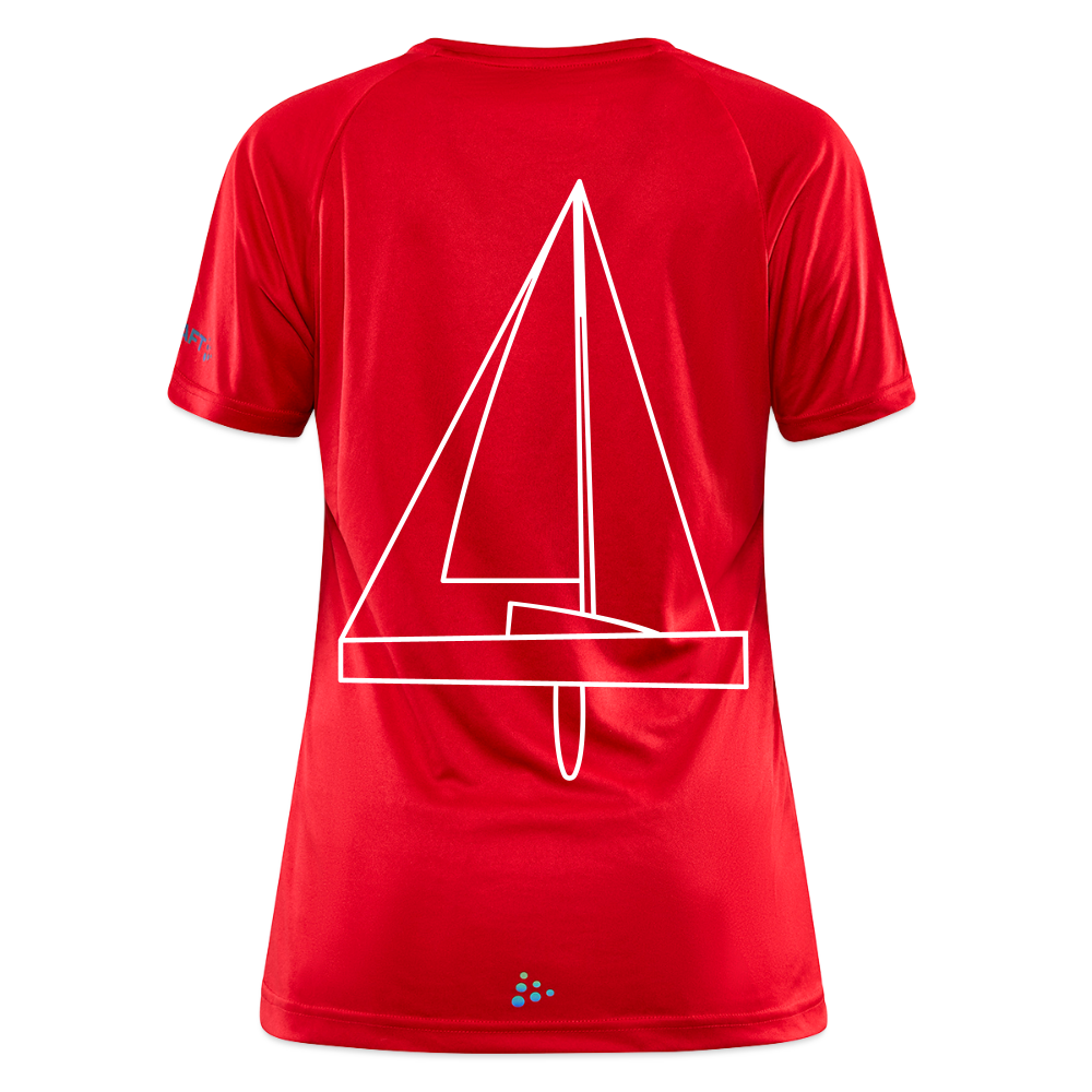 R-Boot - Techline Tee Backbeat (w) - Rot