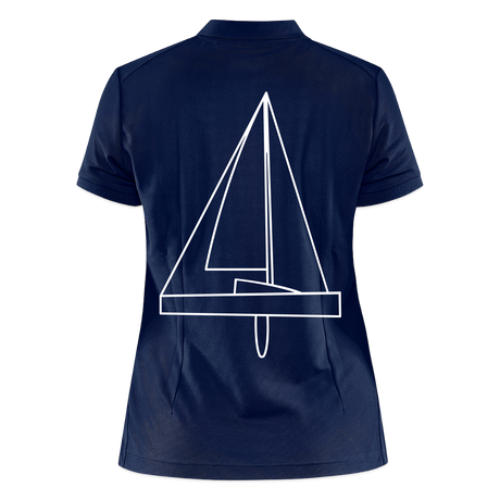 R-Boot - CrewPolo Backbeat (w) - Navy meliert