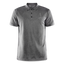 J70 - CrewPolo Frontmark (m) - Dunkelgrau meliert