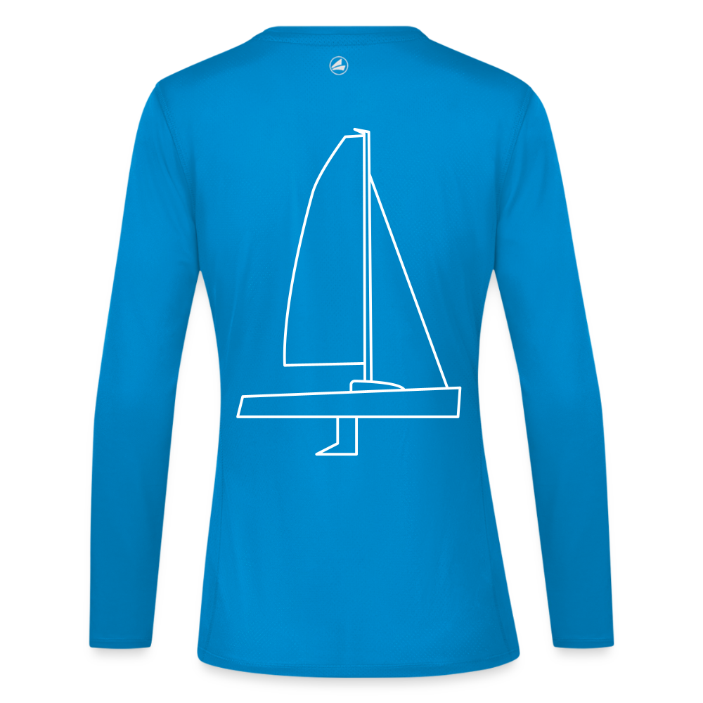 J70 - Techline LongSleeve Backbeat (w) - Saphirblau