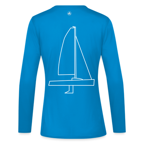 J70 - Techline LongSleeve Backbeat (w) - Saphirblau