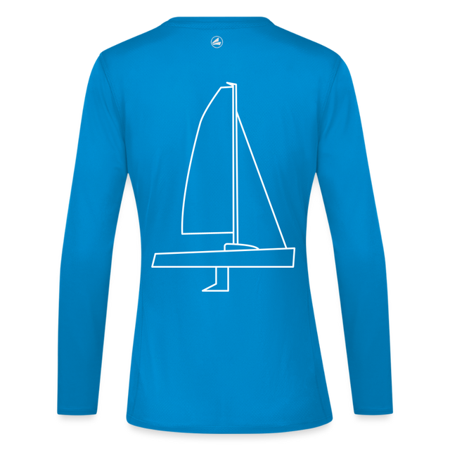 J70 - Techline LongSleeve Backbeat (w) - Saphirblau