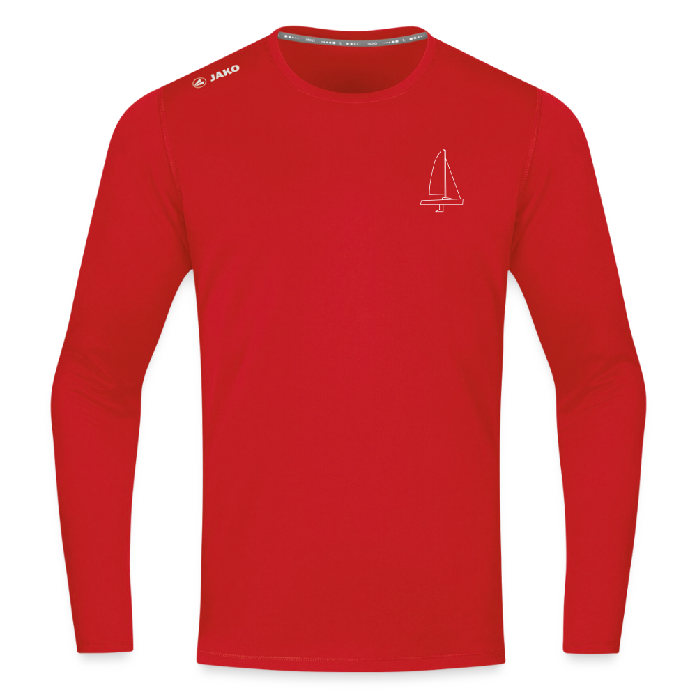 J70 - Techline LongSleeve Frontmark (m) - Rot