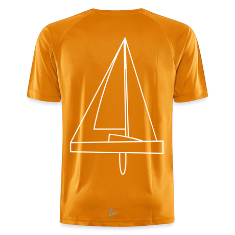 R-Boot - Techline Tee Backbeat (m) - Hellorange