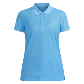 J70 - CrewPolo Frontmark (w) - Saphirblau