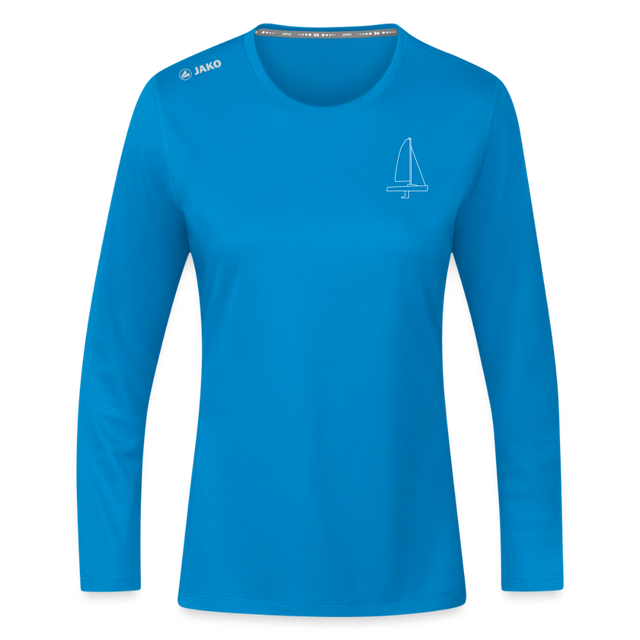 J70 - Techline LongSleeve Frontmark (w) - Saphirblau