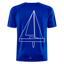 R-Boot - Techline Tee Backbeat (m) - Royalblau