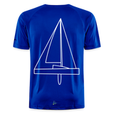 R-Boot - Techline Tee Backbeat (m) - Royalblau
