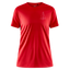 J70 - Techline Tee Frontmark (w) - Rot