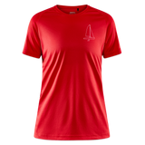 J70 - Techline Tee Frontmark (w) - Rot