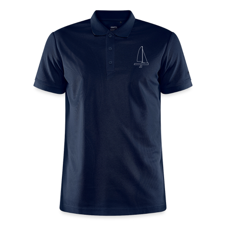 J70 - CrewPolo Frontmark (m) - Dunkelnavy