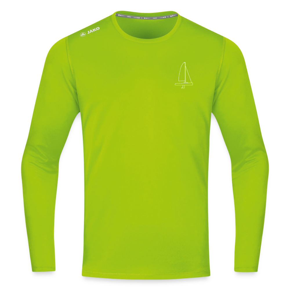 J70 - Techline LongSleeve Frontmark (m) - Neongrün