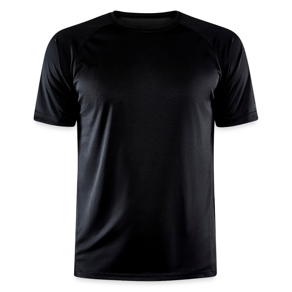 J70 - Techline Tee Backbeat (m) - Schwarz