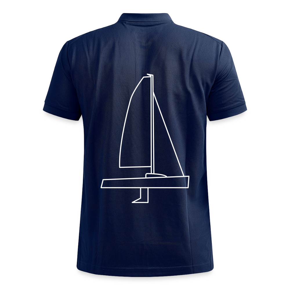 J70 - CrewPolo Backbeat (m) - Navy meliert