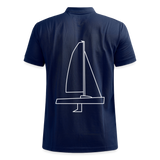 J70 - CrewPolo Backbeat (m) - Navy meliert