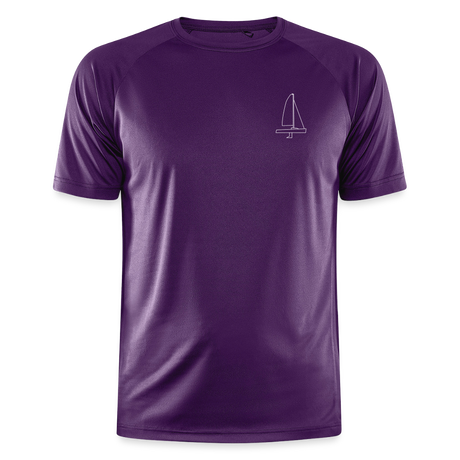 J70 - Techline Tee Frontmark (m) - Lila