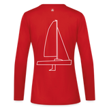 J70 - Techline LongSleeve Backbeat (w) - Rot