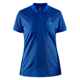 R-Boot - CrewPolo Frontmark (w) - Royalblau
