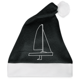 J70 - Captain Santa Hat - Schwarz/Weiß