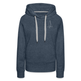 J70 - Deckhood Frontmark (w) - Jeansblau