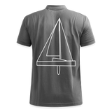 R-Boot - CrewPolo Backbeat (m) - Dunkelgrau meliert