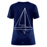 R-Boot - Techline Tee Backbeat (w) - Dunkelnavy