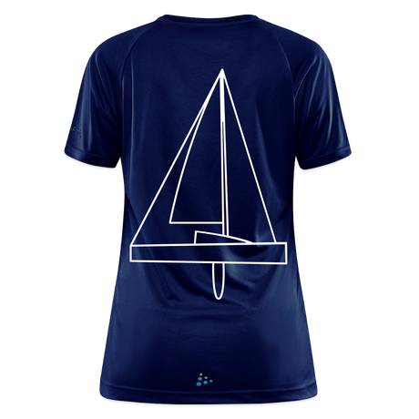 R-Boot - Techline Tee Backbeat (w) - Dunkelnavy