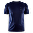 J70 - Techline Tee Frontmark (m) - Dunkelnavy