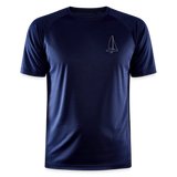 J70 - Techline Tee Frontmark (m) - Dunkelnavy