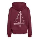 R-Boot - Deckhood Frontmark & Backbeat (w) - Burgunderrot