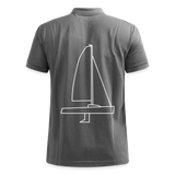 J70 - CrewPolo Backbeat (m) - Dunkelgrau meliert