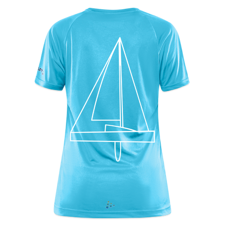 R-Boot - Techline Tee Backbeat (w) - Hawaiiblau