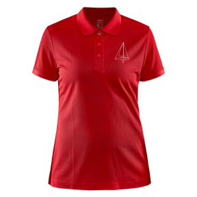 R-Boot - CrewPolo Frontmark (w) - Rot