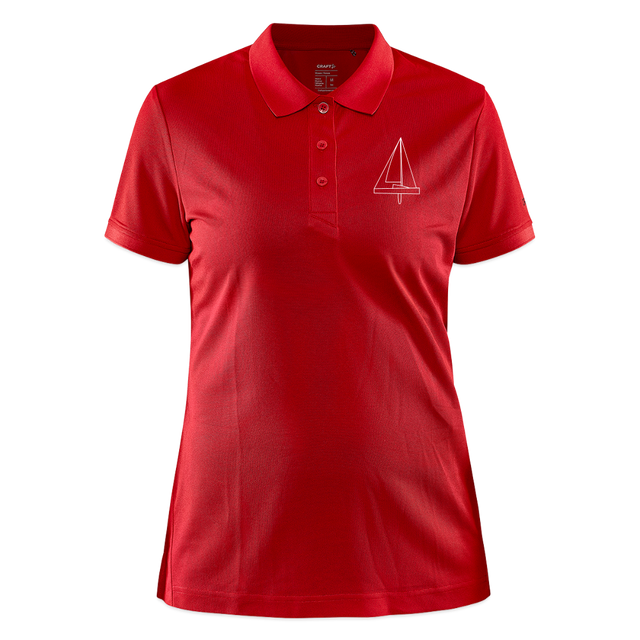 R-Boot - CrewPolo Frontmark (w) - Rot