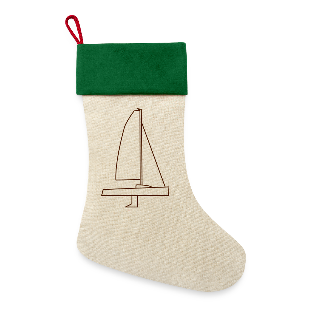 J70 - Classgear Weihnachtsstrumpf - Natur/Grün