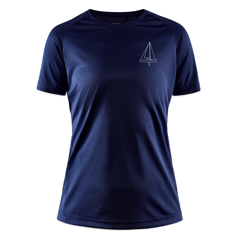 R-Boot - Techline Tee Frontmark (w) - Dunkelnavy