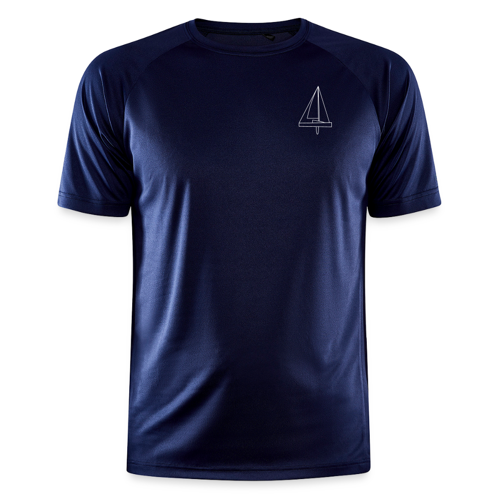 R-Boot - Techline Tee Frontmark (m) - Dunkelnavy