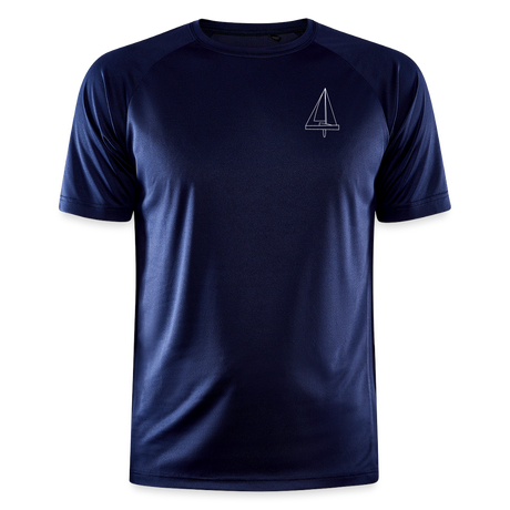 R-Boot - Techline Tee Frontmark (m) - Dunkelnavy