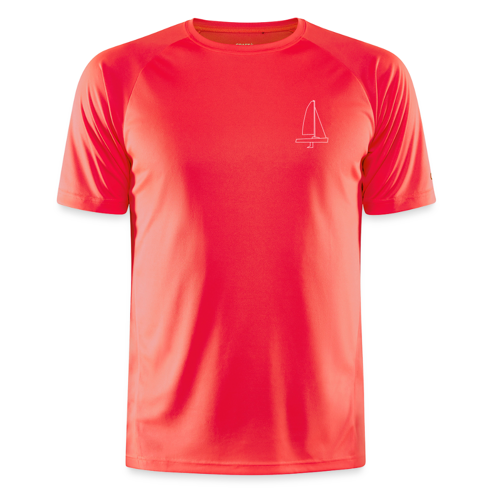 J70 - Techline Tee Frontmark (m) - Koralle