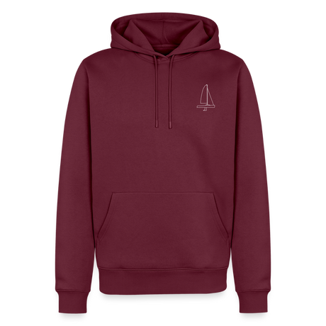 J70 - Deckhood Frontmark (m) - Burgunderrot