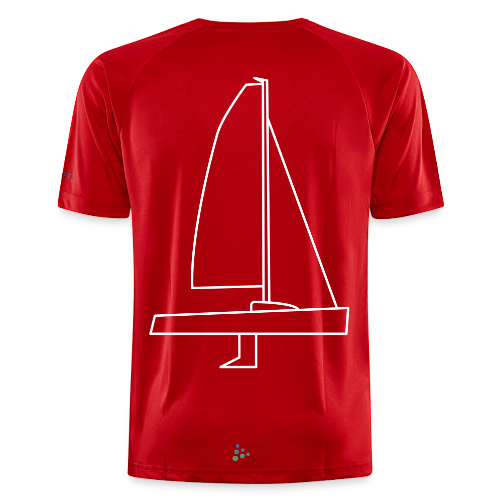 J70 - Techline Tee Backbeat (m) - Rot