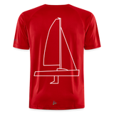 J70 - Techline Tee Backbeat (m) - Rot