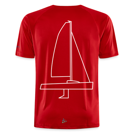 J70 - Techline Tee Backbeat (m) - Rot