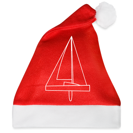 R-Boot - Captain Santa Hat - Rot