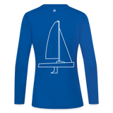 J70 - Techline LongSleeve Backbeat (w) - Royalblau