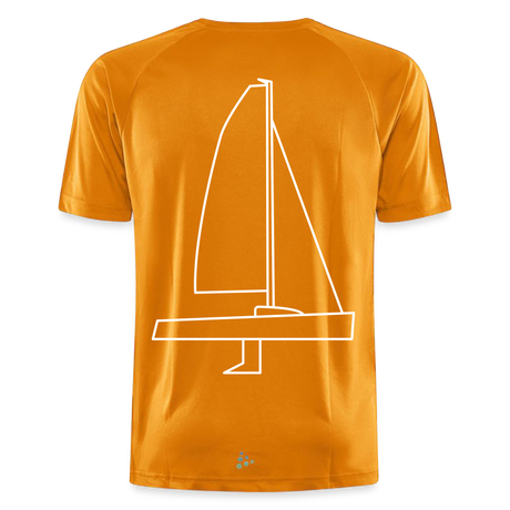J70 - Techline Tee Backbeat (m) - Hellorange