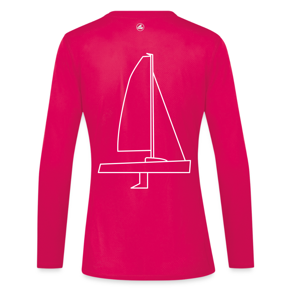 J70 - Techline LongSleeve Backbeat (w) - dunkles Pink